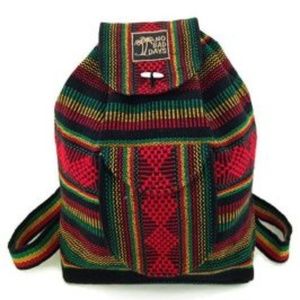 Baja Backpack Boho Bag Surfer - Red RASTA